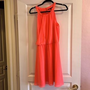 Gianni Bini neon pink dress- size S